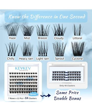 84 Pcs Cluster Lashes Eyelash Extensions DIY Thin Band C-Mix 8-16mm - Buy Online on GoSupps.com
