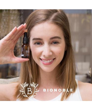 Bionoble Organic Cactus Core Oil 15ml - 100% Pure Natural & Cold-Pressed - Vegan Prickly Pear Seed Oil for Face Body Hair & Beard - Glass Bottle with Pipette - Buy Online on GoSupps.com