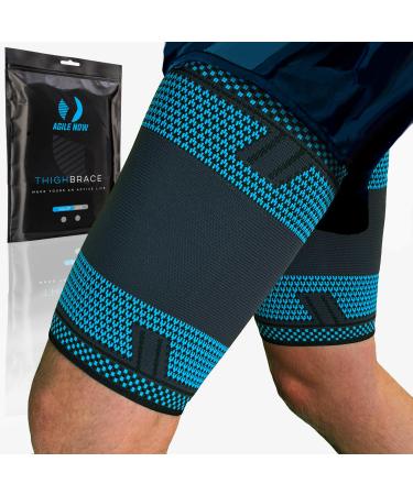 Agile Now Thigh Board Demonder compression stabilizer slippery thigh compression bandage for men & women (2 pieces) L - Buy Online on GoSupps.com