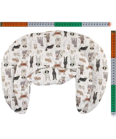 Organic Dogs Neck Pillow with Stand-Up Collar | Rapeseed Heat Pad for Comfort - International Shipping - Buy Online on GoSupps.com