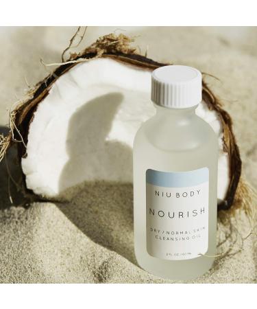 Three Ships Nourish Lavender + MCT Cleansing Oil - 2 OZ | Hydrating & Natural Face Cleanser for All Skin Types - International Shipping Available - Buy Online on GoSupps.com