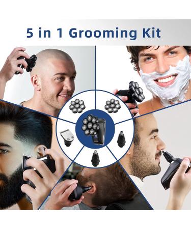 8D Head Shaver for Bald Men - Wet/Dry, Cordless & Rechargeable - Ergonomic Design - Buy Online on GoSupps.com