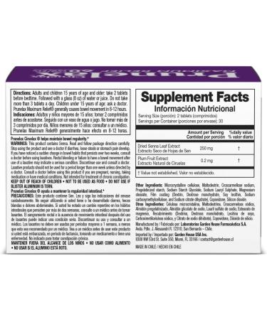 Prunelax MAX Relief 60's - Fast-Acting Constipation Relief Formula - Buy Online on GoSupps.com