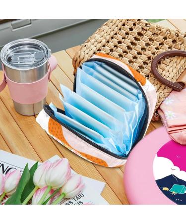 Sweet Women's Autumn Fox Binding-Up Bag | Large Menstrual Cup Pocket & Zipper | Perfect for Periods Panty Liners & Tampons - Multicolored - Buy Online on GoSupps.com