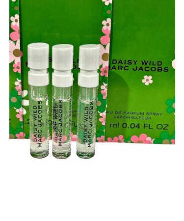 Marc Jacobs DAISY WILD Sample Women Perfume Spray EDP Vials 1.2 ml / 0.04 oz - set of 3 - Buy Online on GoSupps.com