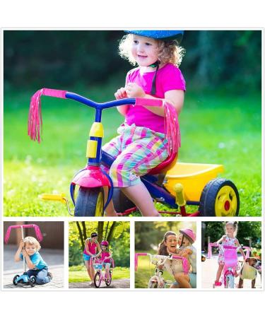 Pink Tassel Streamers Bike Handle Grips for Kids | Non-Slip Bicycle Handlebar Cover for Mountain Bike & Scooters | Cycling Replacement Parts - Buy Online on GoSupps.com