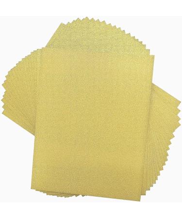 Gold Glitter Cardstock Paper - 20 Sheets, Double Sided, 250GSM - Perfect for Crafts, Cricut, DIY Projects - Buy Online on GoSupps.com