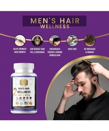 Peak Performance Men's Hair Wellness - 30 Halal Tablets for Healthy Hair Growth | International Shipping Available - Buy Online on GoSupps.com