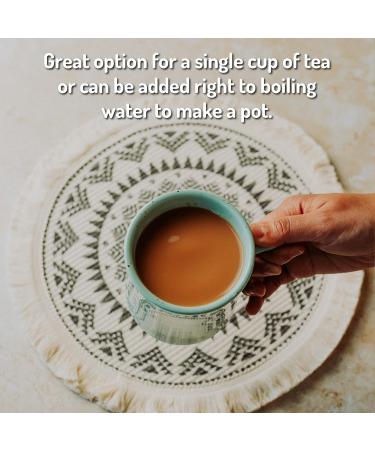Tea India Masala Chai Tea: Full-Bodied Blend of Black Tea & Natural Ingredients - 80 Round Teabags, 80 Count - Buy Online on GoSupps.com