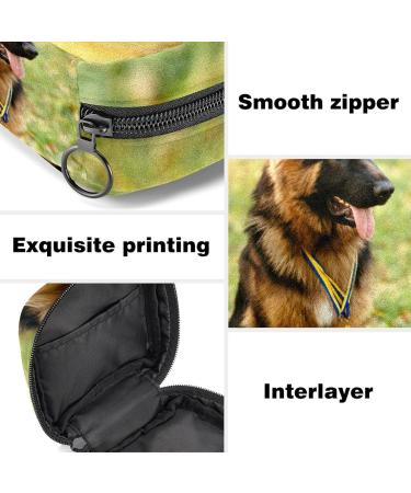 Sanitary Napkin Storage Bag for Women | Portable Menstrual Cup & Tape | Ideal for First Period | German Shepherd Design - Buy Online on GoSupps.com