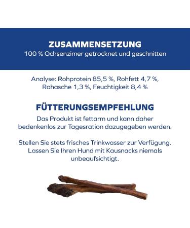 Buy Schwenner Pet Food - 12cm Ochsenziemer Chews for Dogs | 20 Pack | Long-Lasting 650g Chewing Treats - Buy Online on GoSupps.com