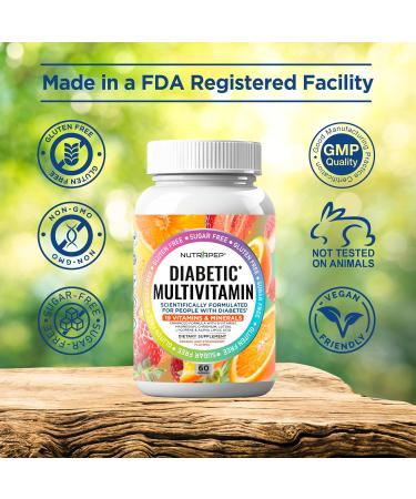 NutraPep Premium Multivitamin Chewable Gummies for Women & Men - Sugar-Free & Gluten Free Supplement Vitamins - Calcium Magnesium Zinc Manganese Thiamine Biotin  - Buy Online on GoSupps.com