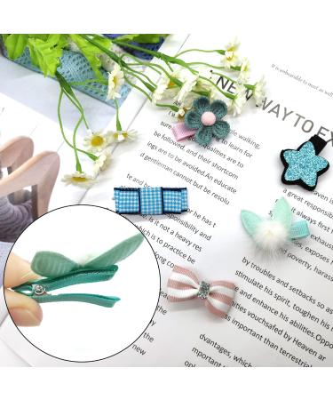 Hayaww 5 PCs Dog Hair Clips & Loops - Pet Accessories for Small Dogs & Cats - Blue Dog Arches & Hair Needles - Buy Online on GoSupps.com
