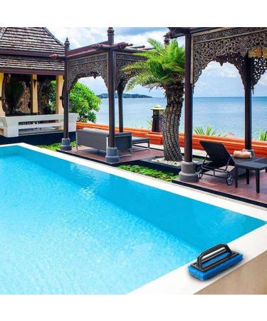 Scrub Sponge Brush with Handle Tub and Tile Cleaning Brush for Cleaning Bathroom Multiple Use Sponge Brush Scrubber Red - Buy Online on GoSupps.com