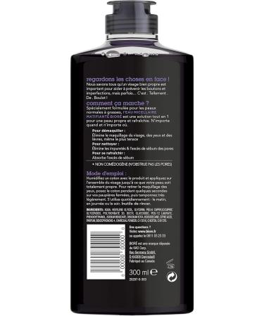 Biore Mattifying Micellar Water with Charcoal 300 ml - Buy Online on GoSupps.com