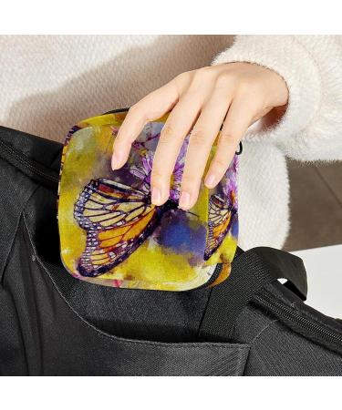Stylish Storage Bags for Women & Teens | Butterfly & Flower Pattern | Portable Menstrual Cup & Breastfeeding Pillow Holder - Buy Online on GoSupps.com