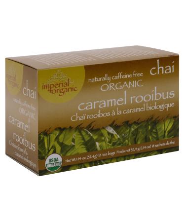 imperial organic Organic Chai Tea Caramel Rooibus Naturally Caffeine-Free 18-pack