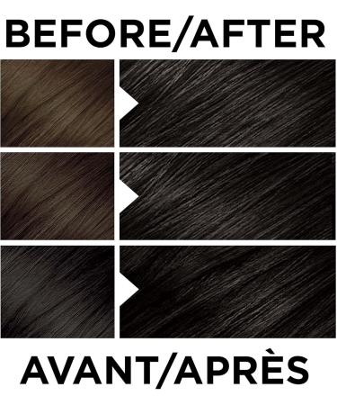 L Or al Paris Excellence Cr me Permanent Hair Color H Natural Black 100% Grey Coverage Hair Dye 1 EA (Packaging May Vary) H Natural Black Cream formula - Buy Online on GoSupps.com