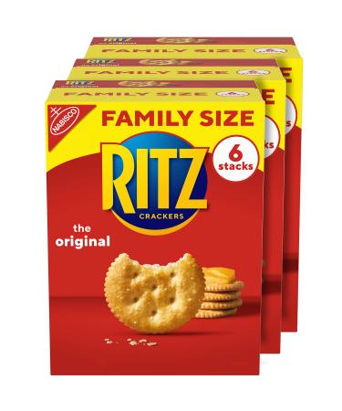 RITZ Original Crackers, Family Size, 3 Boxes
