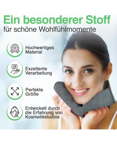 Premium Microfiber Compress Cloths for Cosmetics - Soft & Fluffy Towels (3 Pack Gray) - 25x70 | Studio & Wellness Use - Buy Online on GoSupps.com