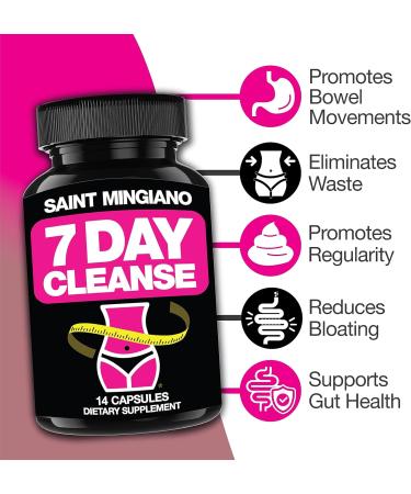 7 Day Cleanse Program | Natural Colon Detox with Extra-Strength Senna Leaf | Relieve Constipation & Bloating - Buy Online on GoSupps.com