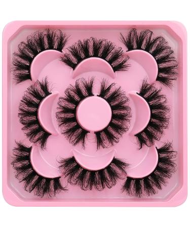 WIWOSEO 20MM Mink Fluffy Dramatic False Eyelashes - 3D Effect, Natural Volume, D Curly Faux Mink - Buy Online on GoSupps.com