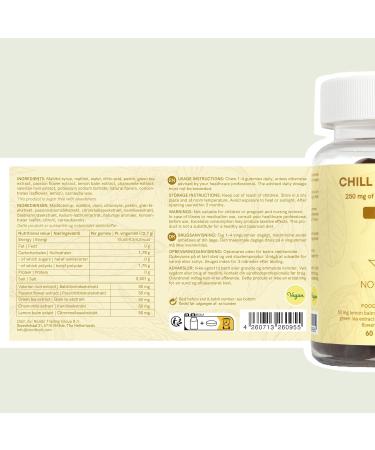 Nordic Trading Group No Stress Gummies 60 Vegan Gummies 250 mg vegetable extracts per gum valerian passion flower green tea chamomile melissa stress & relaxation Nordic Oil - Buy Online on GoSupps.com