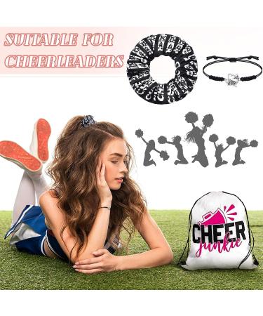 20 Pcs Cheerleader Bracelet & Scrunchies Set - Cheerleader Gifts for Cheer Team & Birthday Party - Buy Online on GoSupps.com