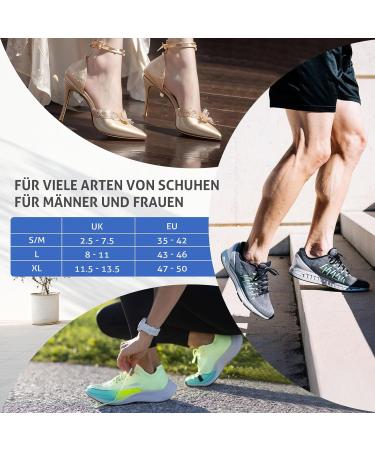 Putuo Forefoot & Midfoot Cushions | Gel Pads Pain Relief | Anti-Slip Foot Cushion for Men & Women | XL Black - Buy Online on GoSupps.com