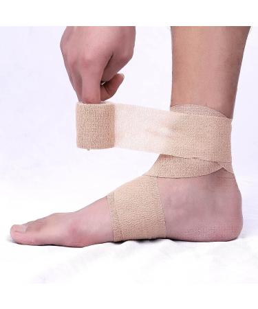 Self-Adhesive Cohesive Wrap Bandage - Flexible Stretch Tape for Athletic Support & First Aid - 6 Packs 1" x 5 Yards - Ideal for Wrist & Ankle Sprains - Buy Online on GoSupps.com