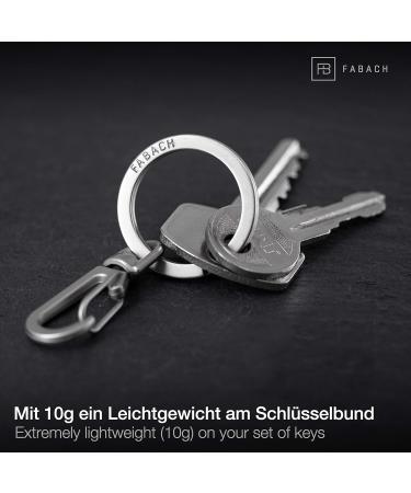 Fabach 5 Pack Carabiner Keychain - Rotatable Key Ring & Mini Key Holder for Tinkering - Durable Removable Hook for All Your Keys - Buy Online on GoSupps.com