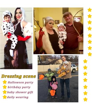 Doladola Dalmatian Baby Romper | Toddler Jumpsuit Newborn Outfit 0-3 Months - Buy Online on GoSupps.com