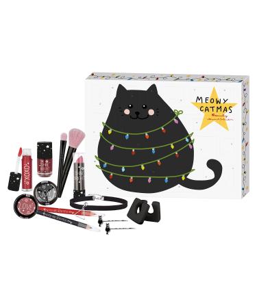 Fash!-Cosmetics advent calendar for teens cat's beauty 24 make-up surprises highlights for eyes lips and face in a noble box special gift idea for young women