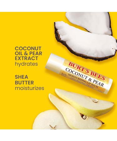 Burt's Bees Lip Balm Easter Basket Stuffers with Beeswax Strawberry Coconut Pear & Vanilla Bean Flavors plus Cuticle Cream Gift Set 6 Count - Buy Online on GoSupps.com
