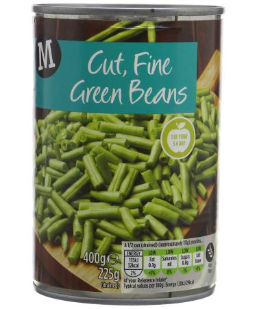 MORRISONS CUT GREEN BEANS 400G