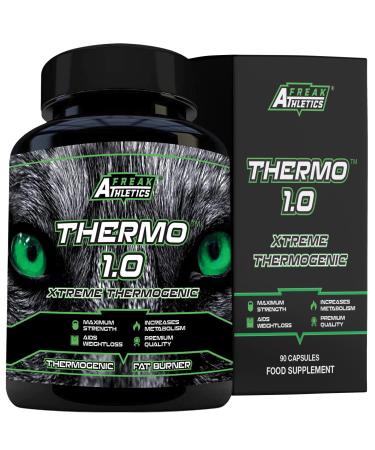 Thermo 1.0 Weight Loss Pills - Fat Burners for Men - Fat Burners for Women Weight Loss - 90 Capsules Fat Burner Suitable for Men & Women - UK Made