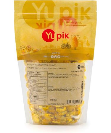 Yupik Butter'n Cream Candies 1 kg Individually Wrapped Hard Candy Rich & Creamy Butter Toffees Sweet Flavor Delicious Snacks Ideal for Gifting Halloween & Holidays 1 kg (Pack of 1) - Buy Online on GoSupps.com