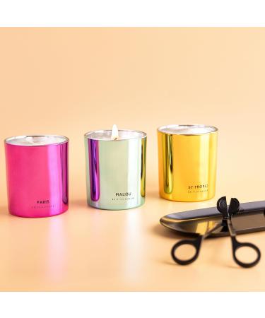 Malibu Premium Scented Candle - Luxurious Mimosa Fragrance - Long Burn Time - 280gm Natural Wax - Ideal Gift for Women & Men - Buy Online on GoSupps.com