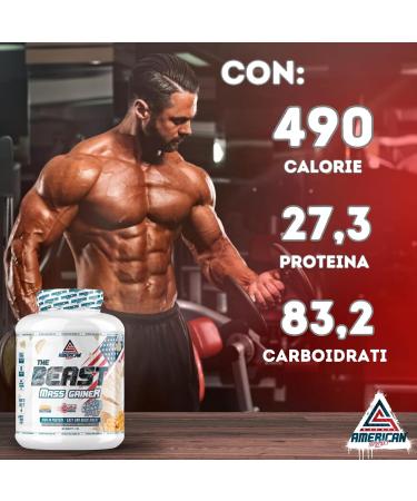 AS AMERICAN SUPPLEMENT Mass Gainer rich in carbohydrates and proteins helps with weight gain increases muscle mass contains creatine monohydrate 2 kg 1 package vanilla Vanilla 2 kg Paquete de 1 - Buy Online on GoSupps.com