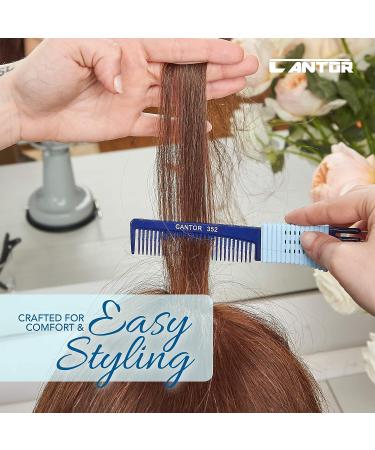 Cantor Lift Teasing Comb and Hair Pick 2 Pack - Chemical & Heat Resistant Anti Static Comb for All Hair Types - Buy Online on GoSupps.com