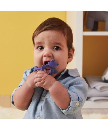 Purple Baby Bite Ring & Bracelet | Safe Teething Solution | International Shipping - Buy Online on GoSupps.com