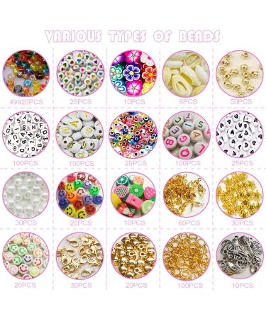 96 Colors Glass Seed Beads with Letter Beads Kit - DIY Jewelry Making Set - Buy Online on GoSupps.com