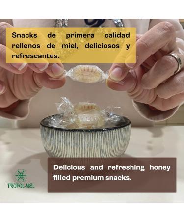  Propol-mel Honey-filled candies x 500g. Spanish and artisanal candies recommended for bad breath mouth and throat. - Buy Online on GoSupps.com