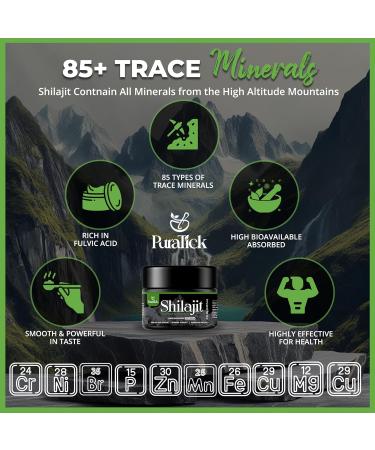 Purified Himalayan Shilajit Resin 30g - 100% Natural & Organic | Rich in Fulvic & Humic Acid, 85+ Minerals | Energy & Immunity Booster - Buy Online on GoSupps.com