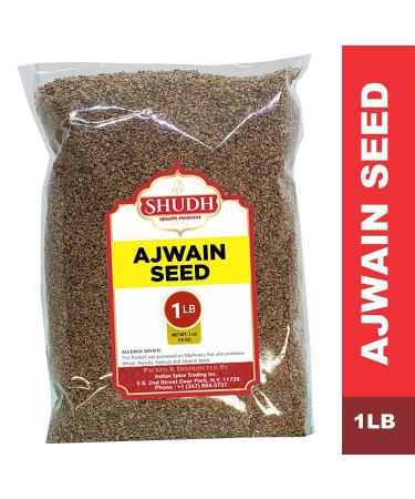 Indian Ajwain Seeds (Carom Bishops Seed) Whole Spice 16 oz - Natural, Vegan, Gluten-Friendly, NON-GMO - Buy Online on GoSupps.com