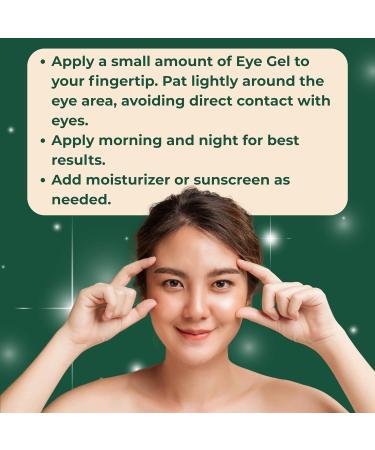 Katz Beauty Revitalizing Eye Gel 0.5 oz - Hydrating Brightening & Puffiness-Reducing Eye Cream with Aloe & Cucumber - Buy Online on GoSupps.com