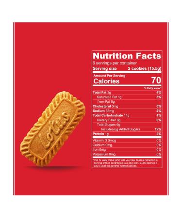 Lotus Biscoff Caramelized Biscuit Cookies - 144 Cookies, Vegan, 3.28 oz (Pack of 12) - Buy Online on GoSupps.com