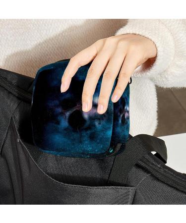 Buy Creephery Blue Pirate Skull Storage Bag - Stylish Menstrual Pads & Portable Cup for Women & Teens - Buy Online on GoSupps.com