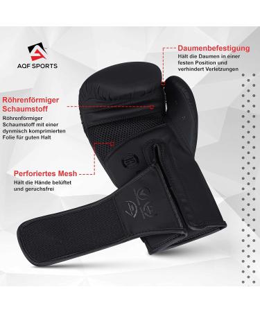 AQF Boxing Gloves - Premium Leather MMA & Kickboxing Gloves for Men & Women | 8-16 Oz Sizes | Ideal for Muay Thai & Martial Arts - Buy Online on GoSupps.com