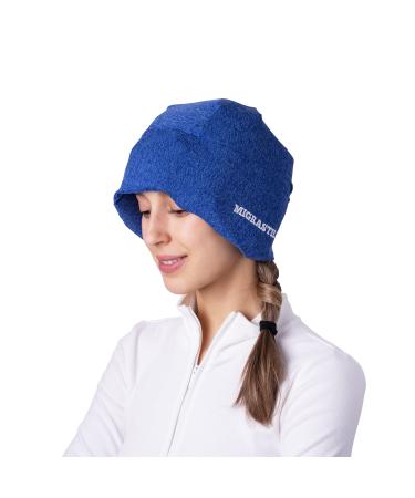 Migrastil MigraFreeze Deluxe Headache & Migraine Hat. Soft Flexible Cooling Gel Cap for Men & Women. Form Fitting Ice Pack and Head Wrap with Zippered Storage Bag. Comfortable No-Pain Design.